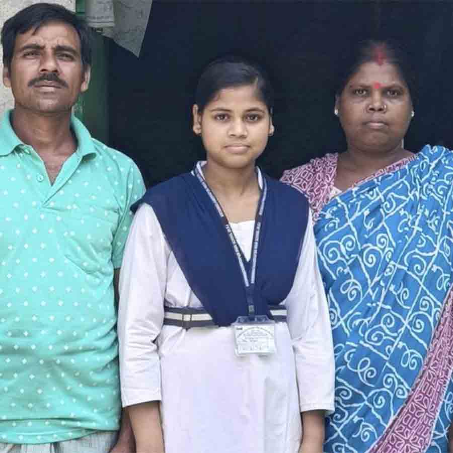Disha Daptari fought all odds and successfully cleared Madhyamik exam