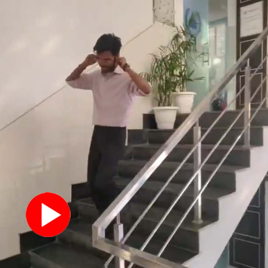 Video of Gurgaon employee climbing stairs, CEO denies allegation dgtl