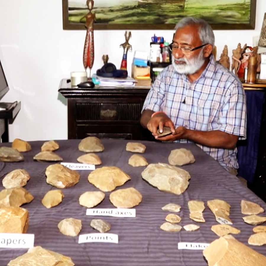 Prehistoric tools discovered from a jungle near Delhi dgtl