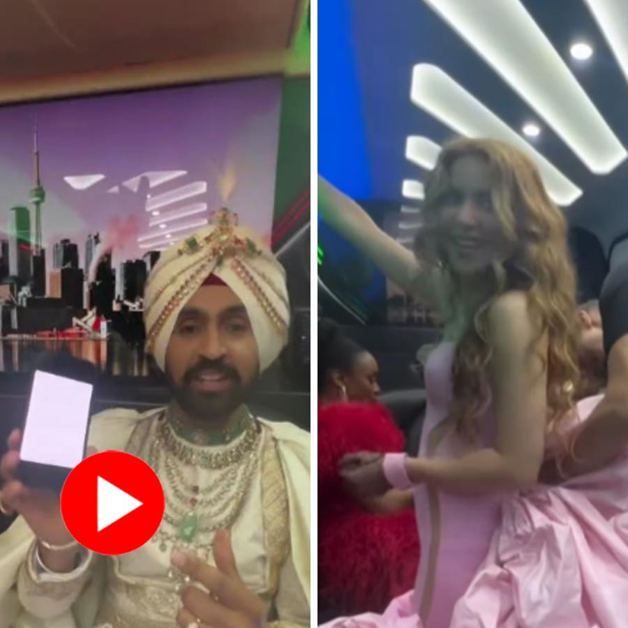 Video of singer and actor Diljit Dosanjh using ChatGPT for learning English with Shakira dgtl