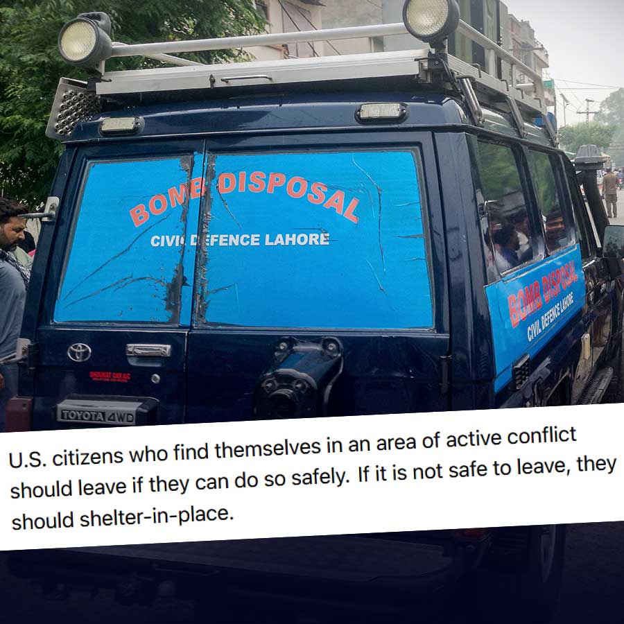 US embassy in Lahore advises US citizen to evacuate or take shelter dgtl