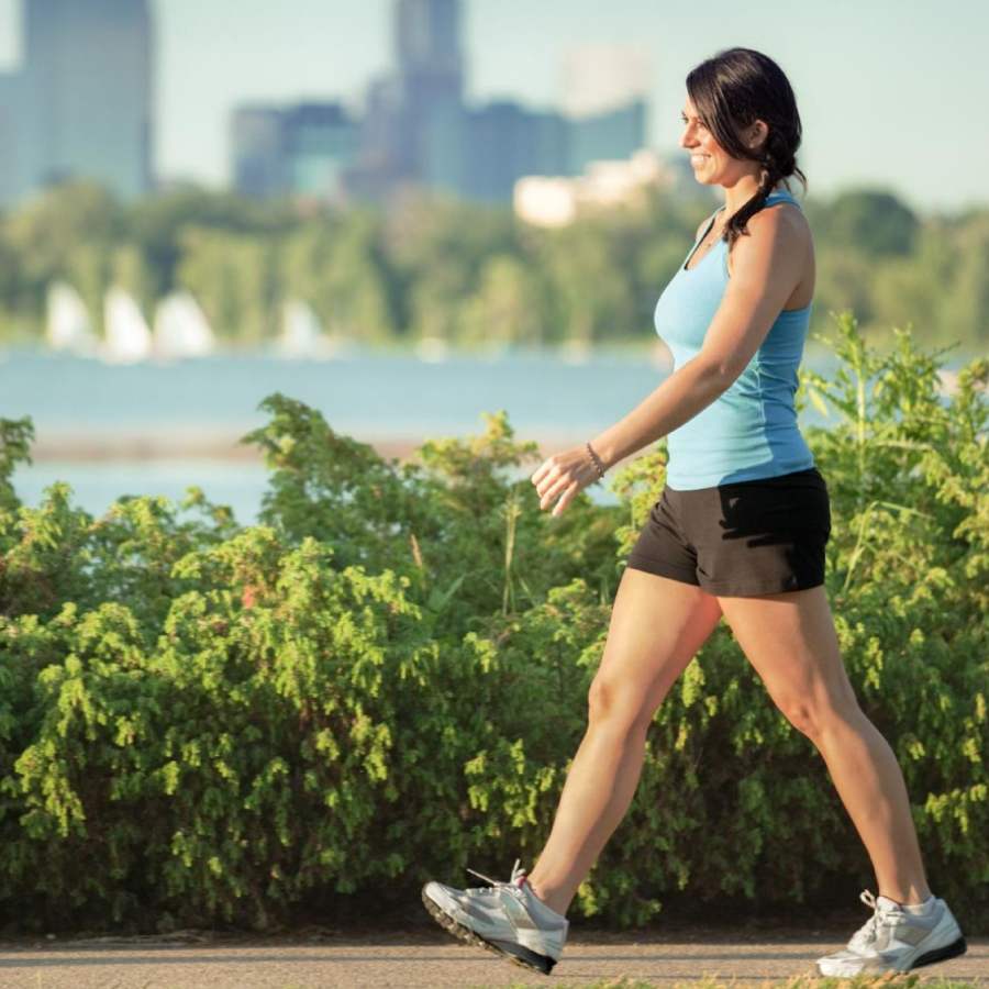 What is walking yoga and how can it be beneficial to health and mind