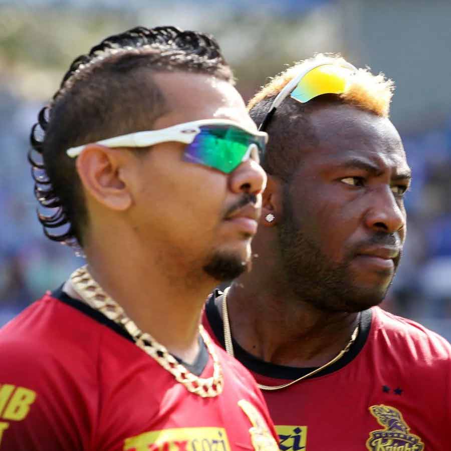 Sunil Narine and Andre Russell