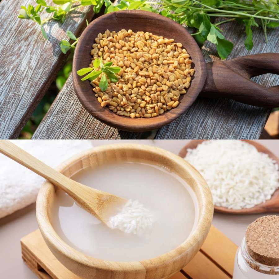 ভাতের ফ্যান বা স্টার্চ এবং মেথির দানা ব্যবহার করেই ‘কোরিয়ান গ্লাস স্কিন’ পেয়ে যেতে পারেন।