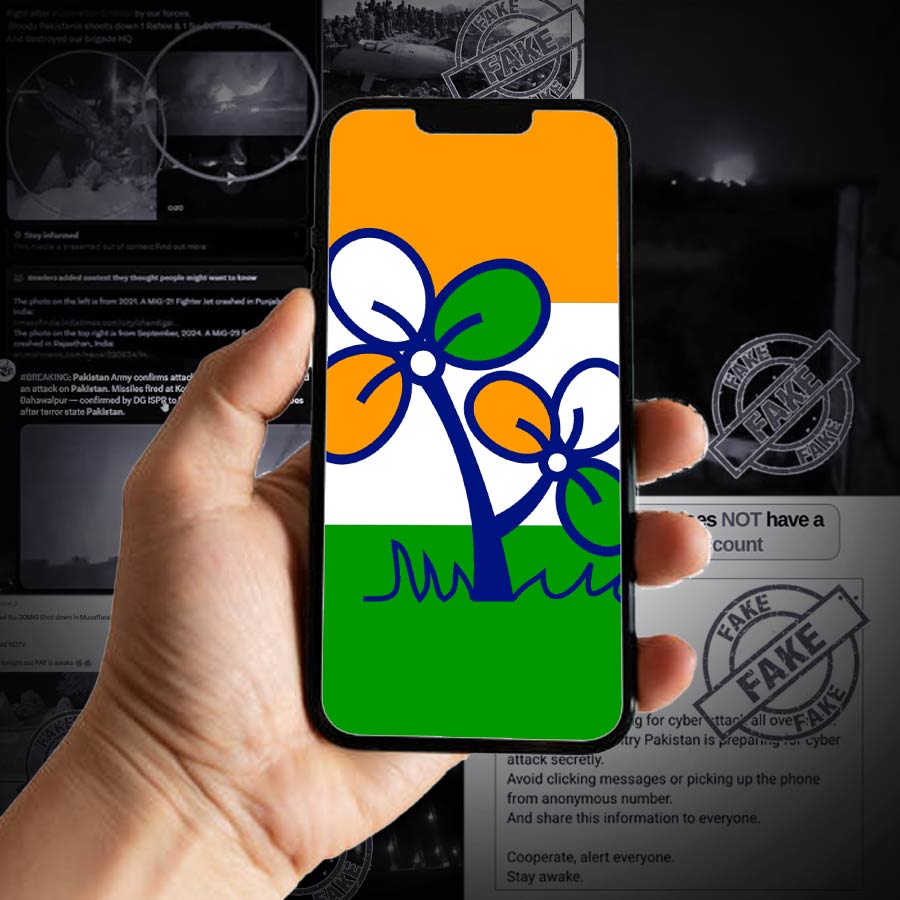 TMC is sending a message to all levels of the party to stop false propaganda on social media amid India-Pakistan conflict