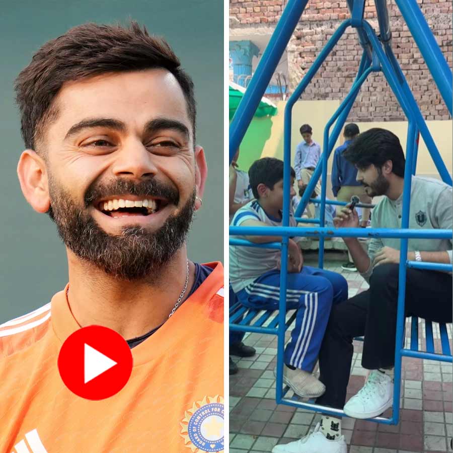 Video shows a child saying he will take Virat Kohli to Pakistan