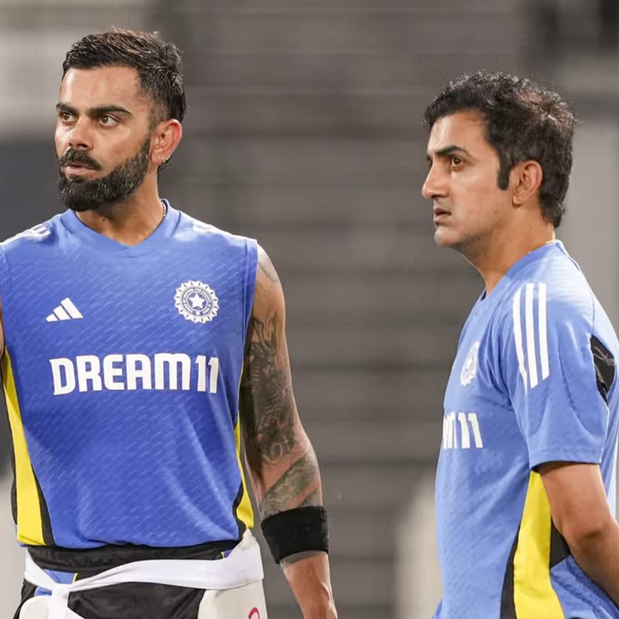 picture of Virat Kohli and Gautam Gambhir