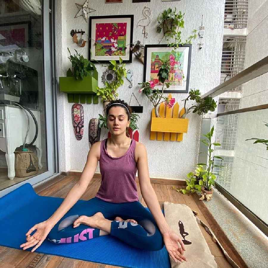 তাপসী পন্নুর বারান্দা।