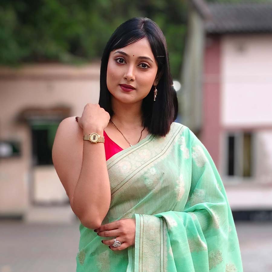 নতুন খলনায়িকার চরিত্রে রোশনি ভট্টাচার্য।