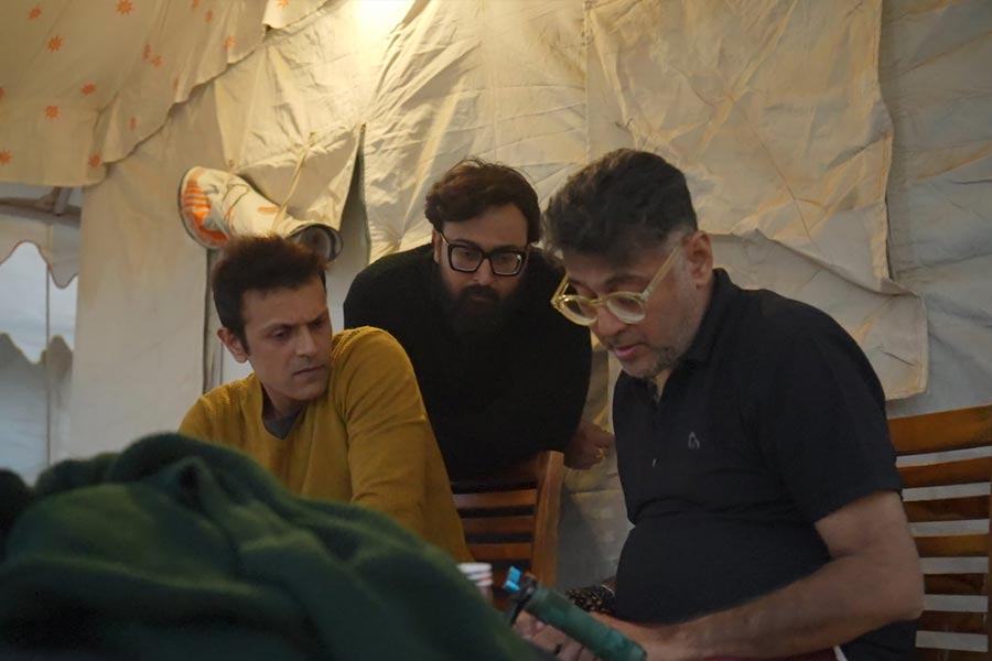 First look launch of Sabyasachi Choudhury and Meghla Dasgupta's new web series Jaysalmer Jomjomat
