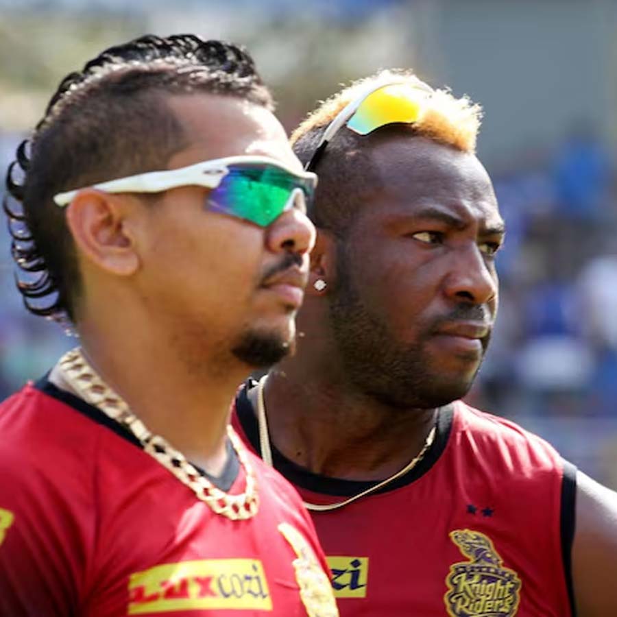 Sunil Narine and Andre Russell