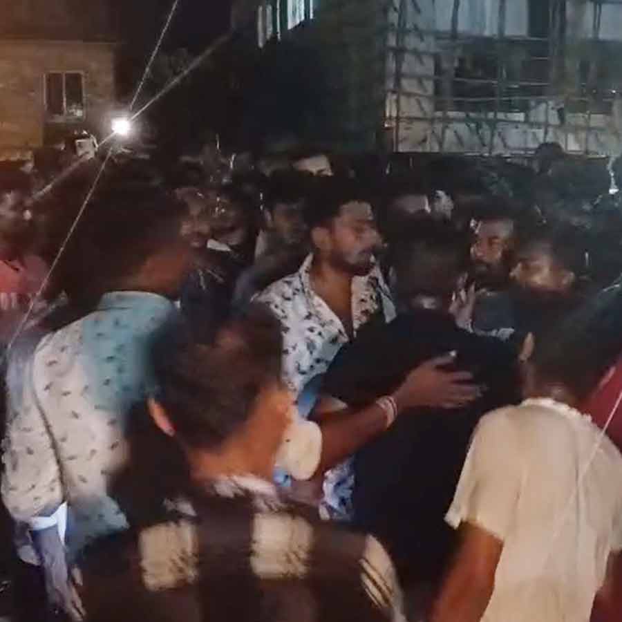 Police and People Clash Barasat