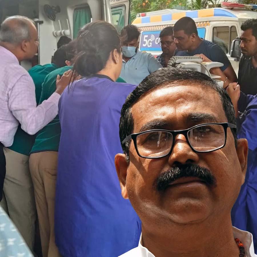 Nadia's Tehatta TMC MLA Tapas Saha is ill, admitted to a private hospital in Kolkata dgtld