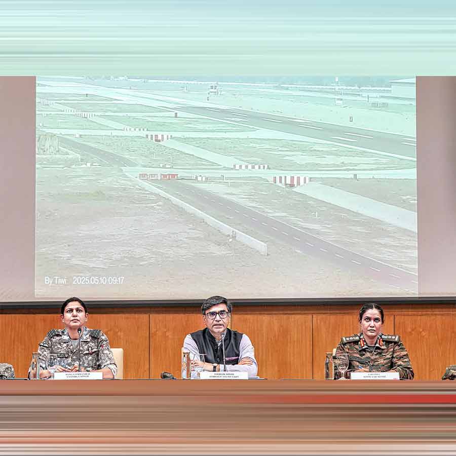 It remains to be seen whether the picture, along with Colonel Sofiya Qureshi and Wing Commander Vyomika Sing, will remain merely a symbolic image of secularism