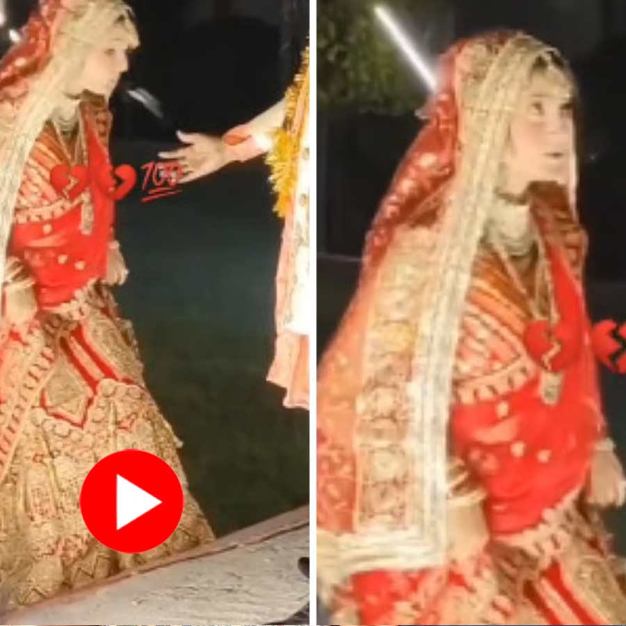 Video of bride spit on groom’s hand goes viral