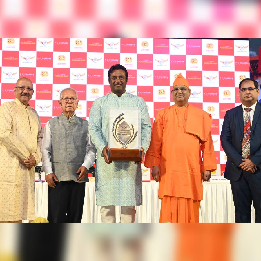Leander Paes was conferred with the prestigious P C Chandra Puraskaar 2025 dgtl