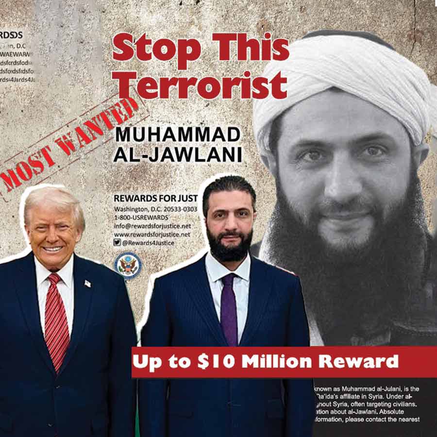 Trump met Syria's interim president a former jihadist who until recently had a $10 million U.S. bounty dgtl