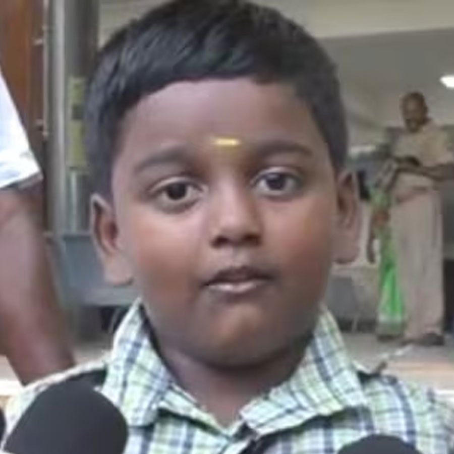 Tamil Nadu student donates his 10-month savings