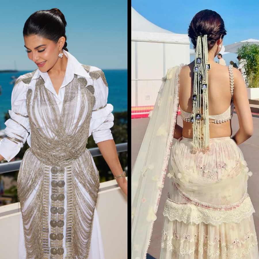 Nitangshi goel of Lapata Ladies and Jacqueline fernandez appears in Cannes Film Festival 2025 as fan waits for Aishwarya Rai and other stars  dgtl