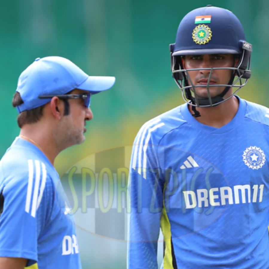 Picture of Gautam Gambhir and Shubman Gill