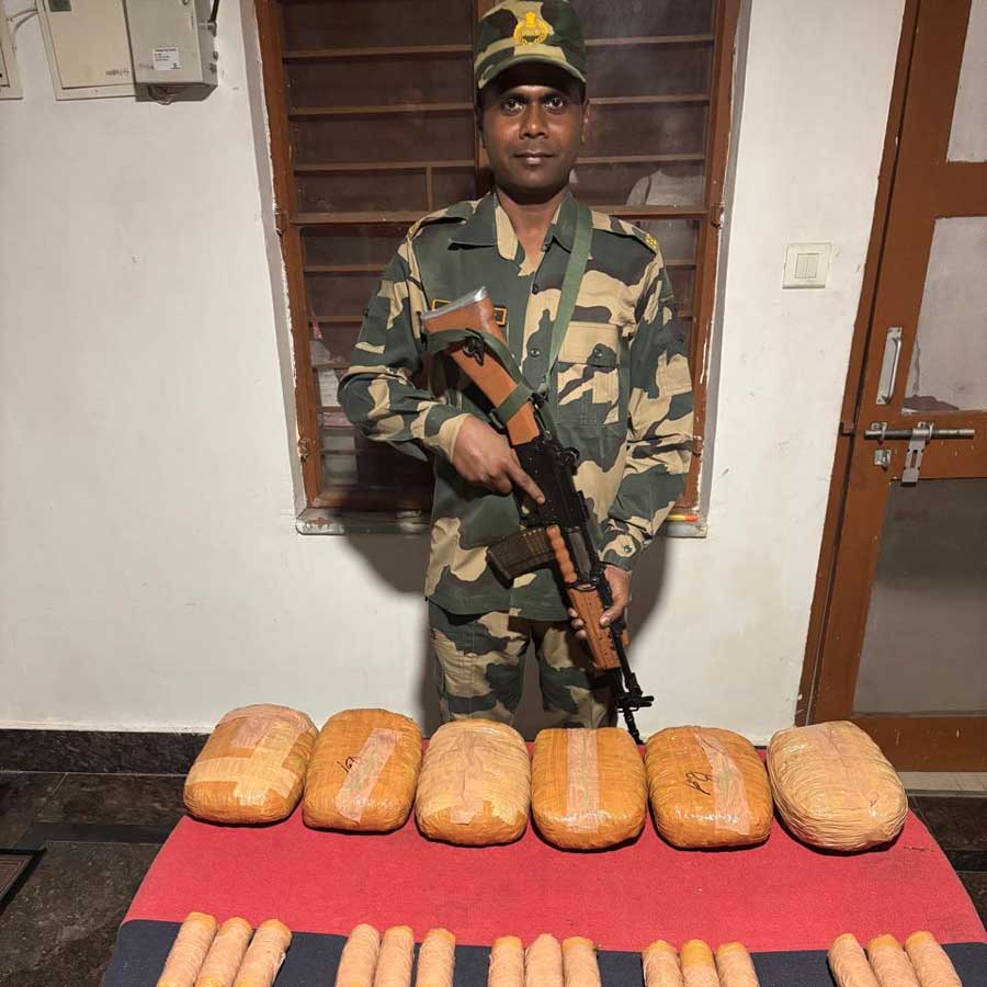 BSF Seized Silver, marijuana and others things from India Bangladesh border area of Nadia dgtld