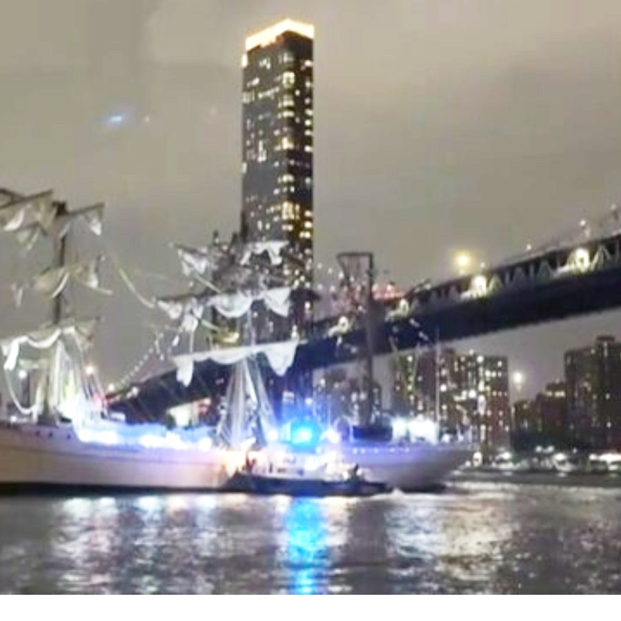 At least 19 injured as Mexican Navy ship with 200 onboard hits New York's Brooklyn Bridge dgtl