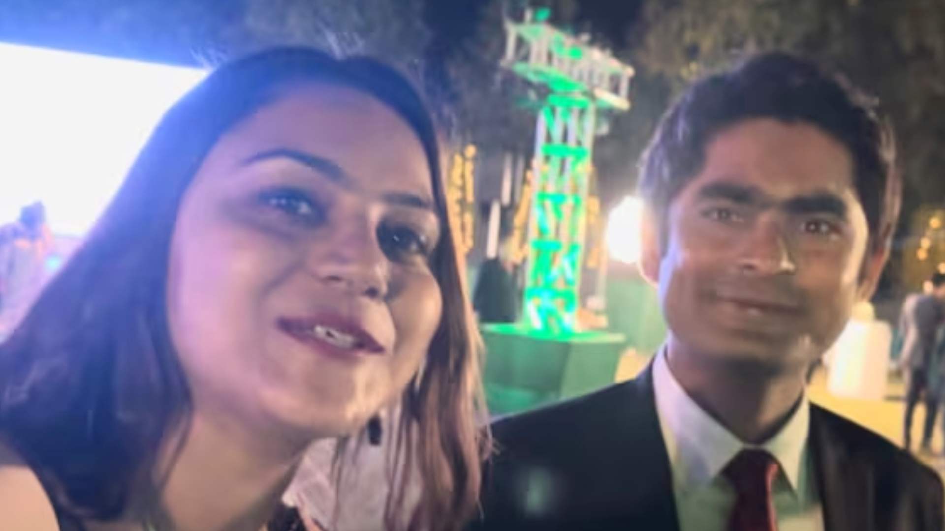 নয়াদিল্লিতে পাক হাই কমিশনের আধিকারিক দানিশের সঙ্গে জ্যোতি।