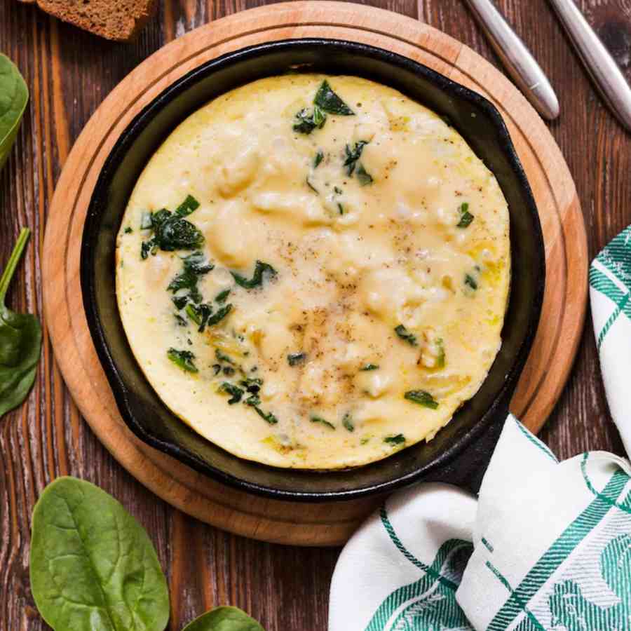 ডিমের কাস্টার্ড।