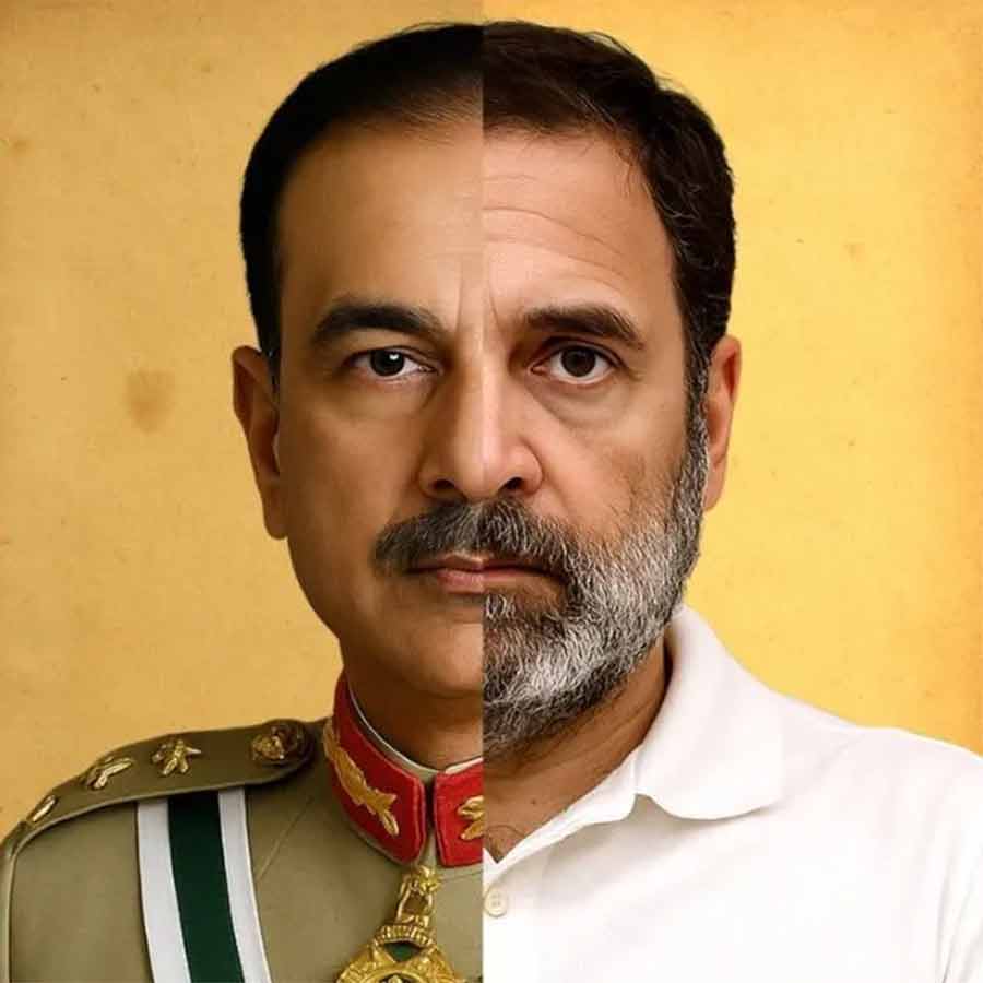 BJP made controversial poster with pictures of Rahul Gandhi and Asim Munir's faces