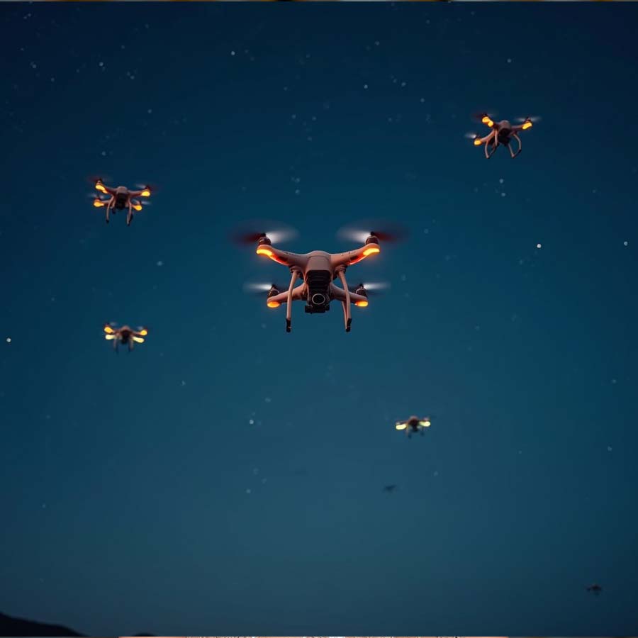 Mysterious drones spotted flying in Kolkata skies