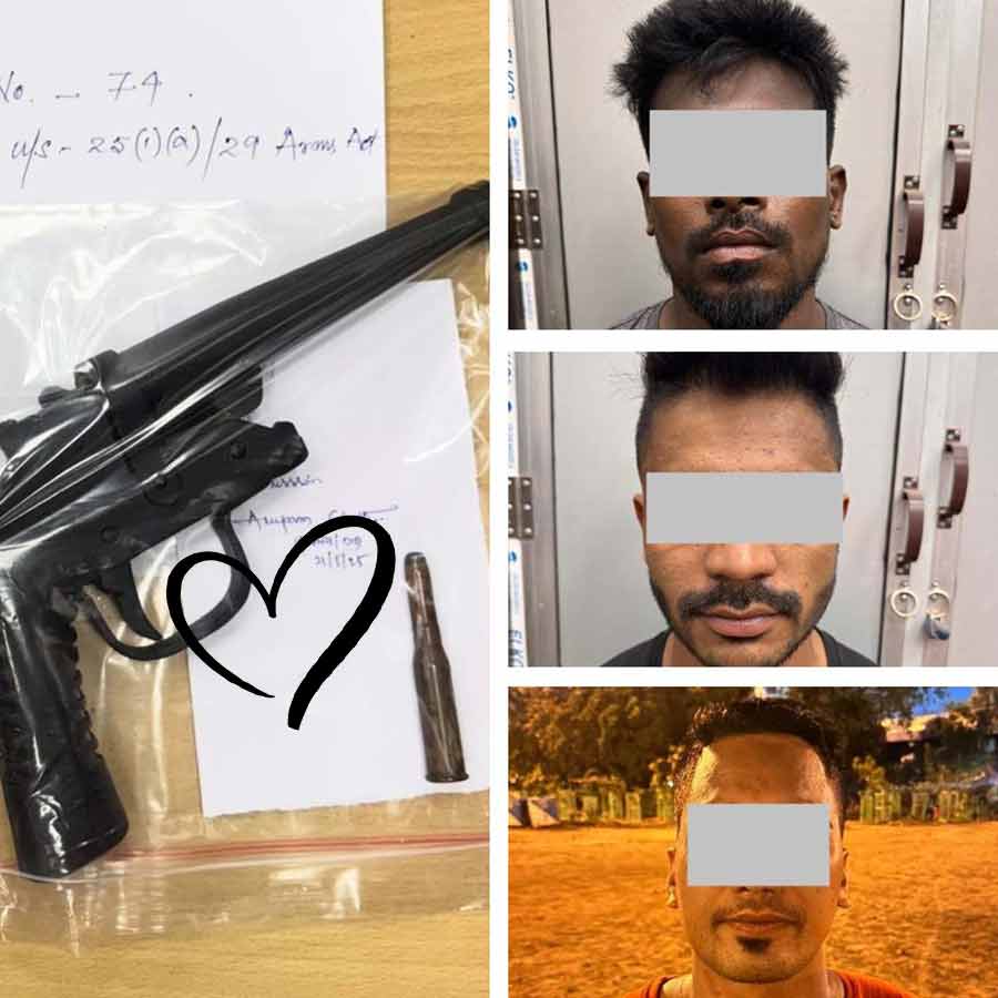 Three men arrested from AJC Bose Flyover and Topsia area in Kolkata for carrying illegal firearms dgtl