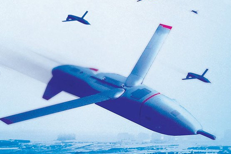 Super-high-altitude UAV of china with ability to release up to 100 units of small drones