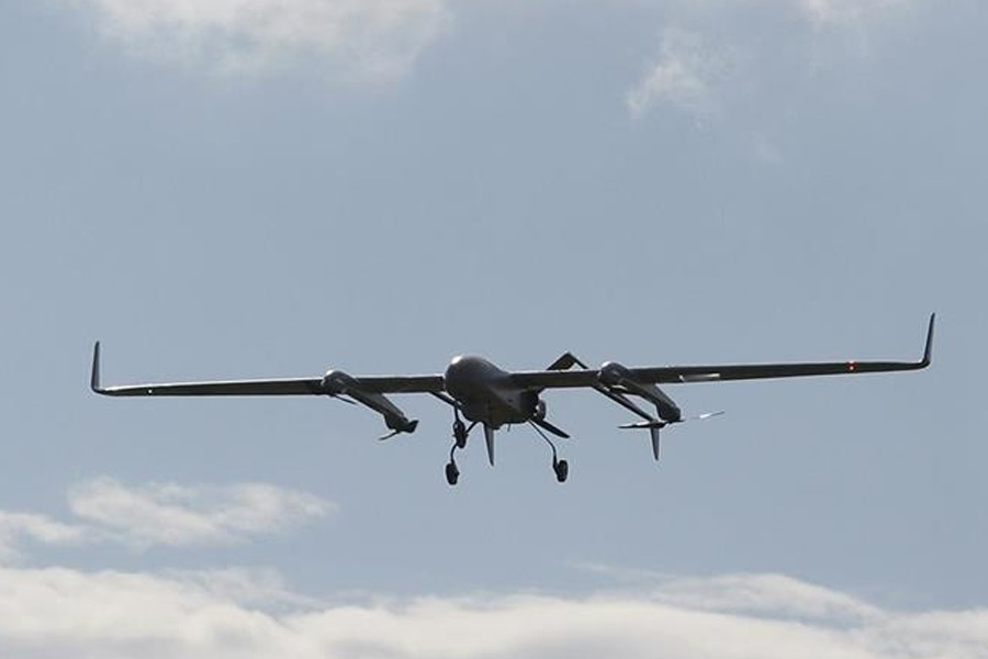 Super-high-altitude UAV of china with ability to release up to 100 units of small drones