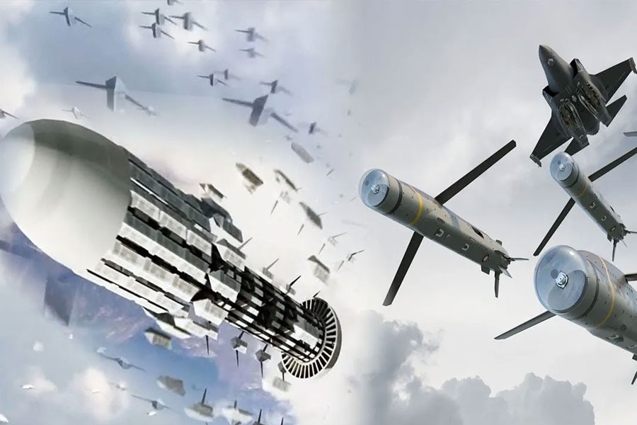 Super-high-altitude UAV of china with ability to release up to 100 units of small drones