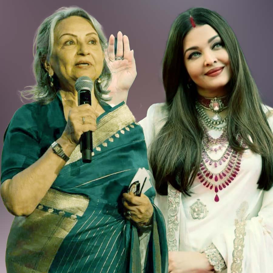 Sharmila Tagore Aishwarya Rai and Janhvi Kapoor Stuns Internet With her look at cannes film festival 2025