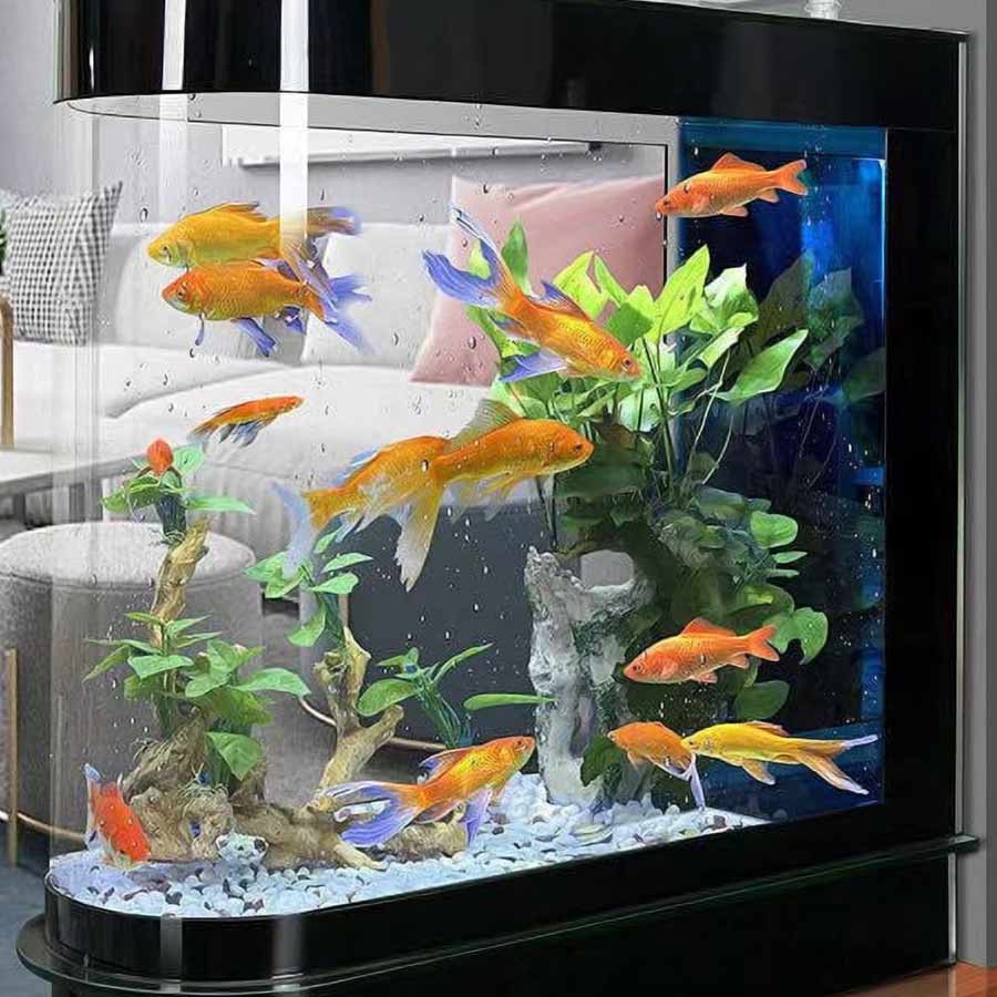 How to clean the white patches on home fish aquarium glass