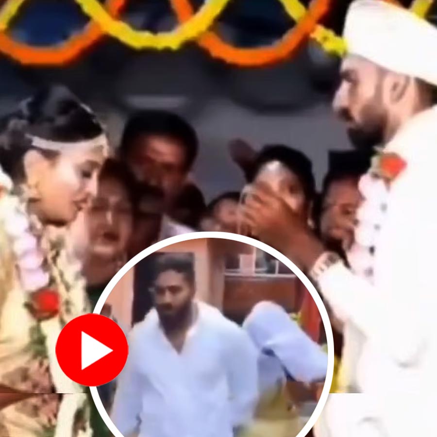 A bride walked out of her wedding ceremony with lover