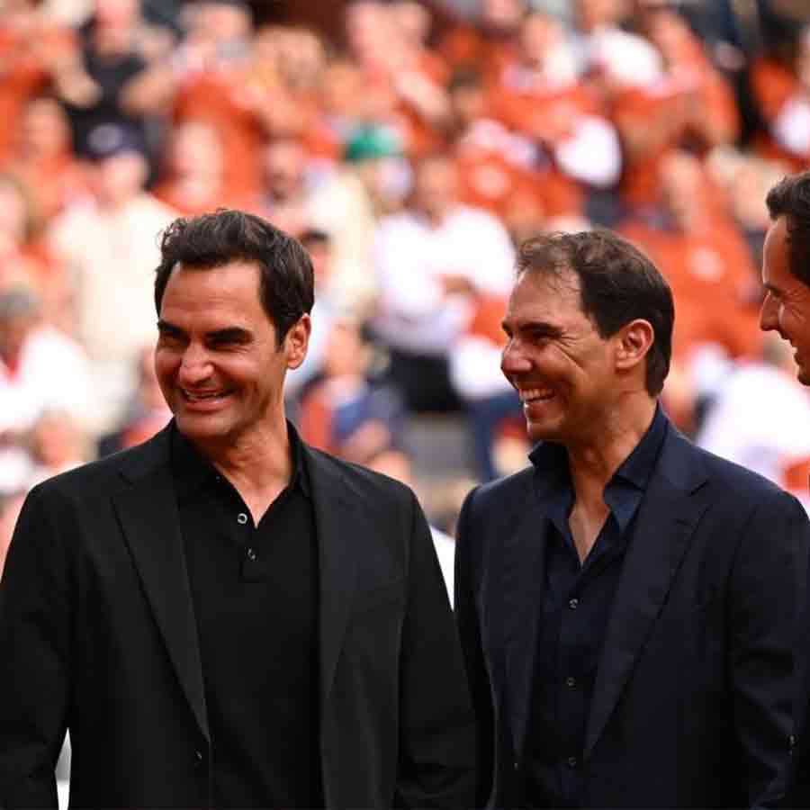 Roger Federer said that if Rafael Nadal had not lost first, Roger would not have won a single trophy in Paris