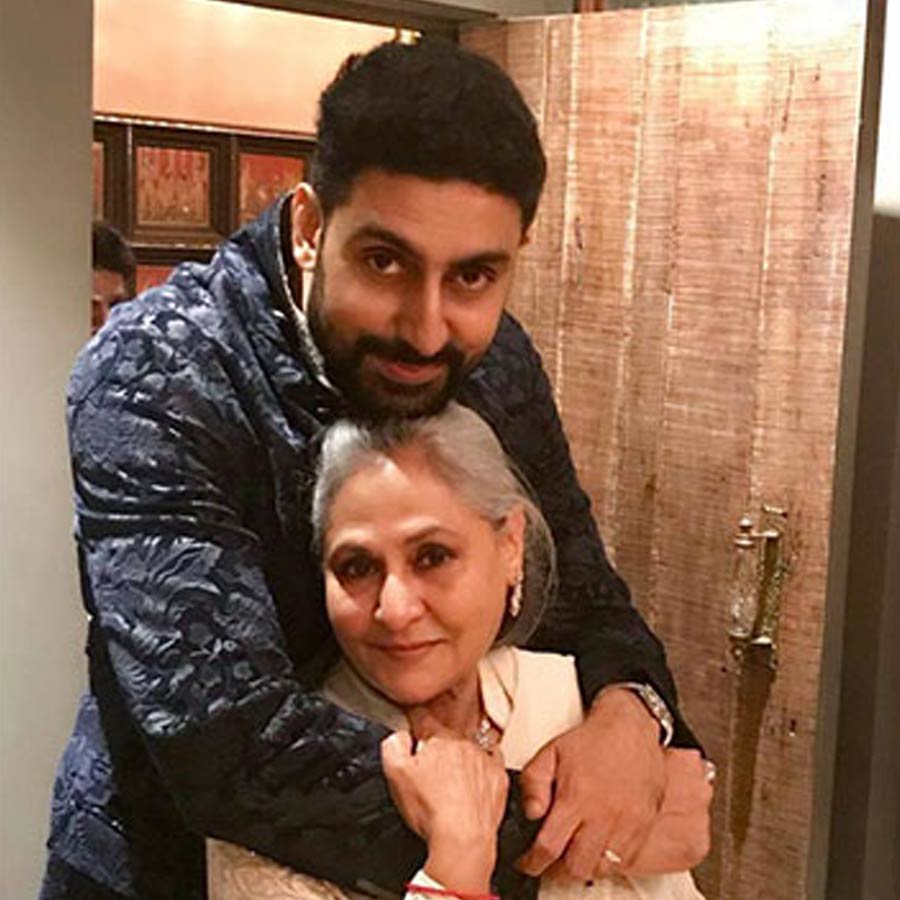 Abhishek Bachchan and Jaya Bachchan