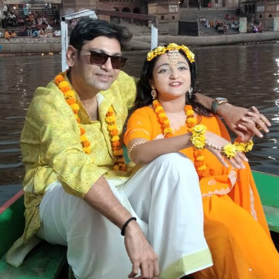 বিশাল-বিনীতার গায়ে হলুদ।