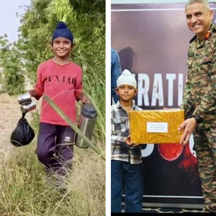 Indian army honoured 10 year old Shravan Singh as Youngest Civil Warrior of Operation Sindoor dgtl