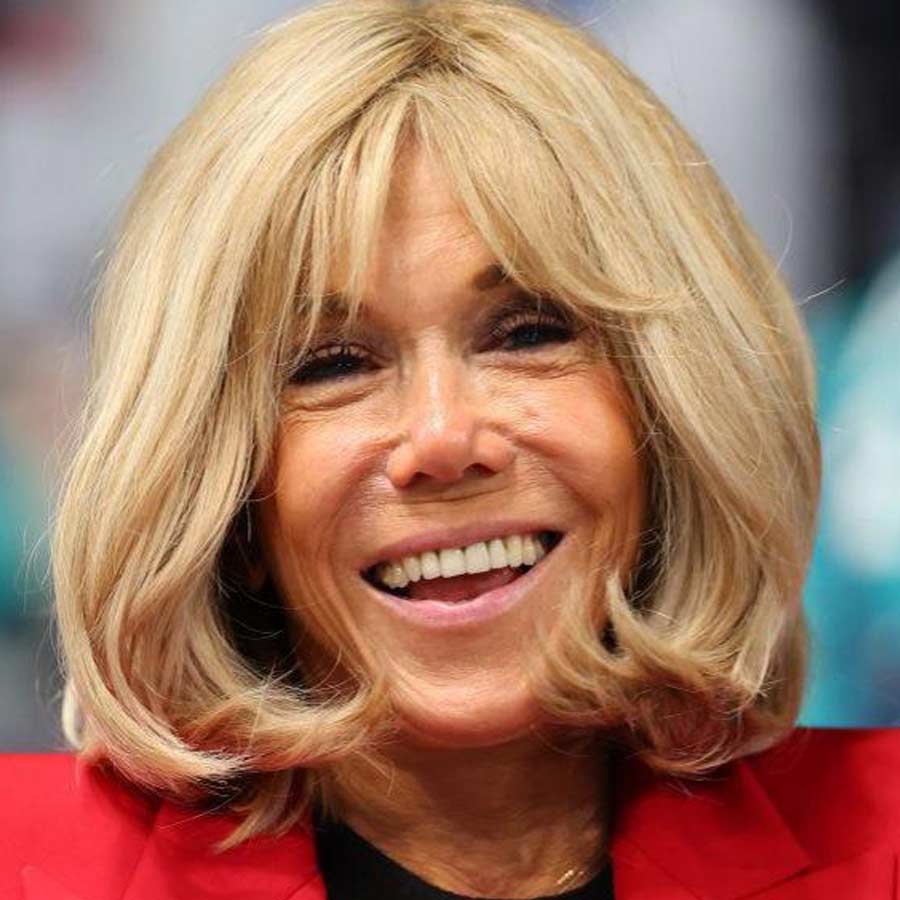 Emmanuel and Brigette Macron