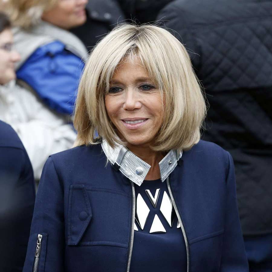 Emmanuel and Brigette Macron