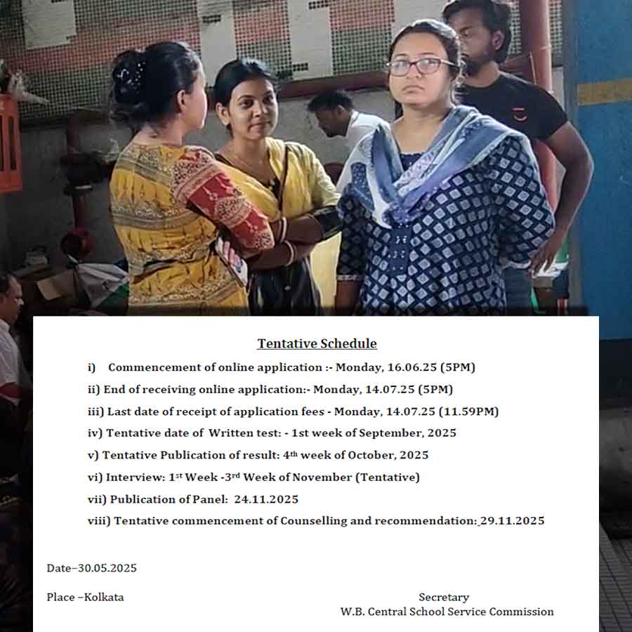 SSC publish regulations and notice for examination of fresh teacher recruitment in Government Schools dgtl