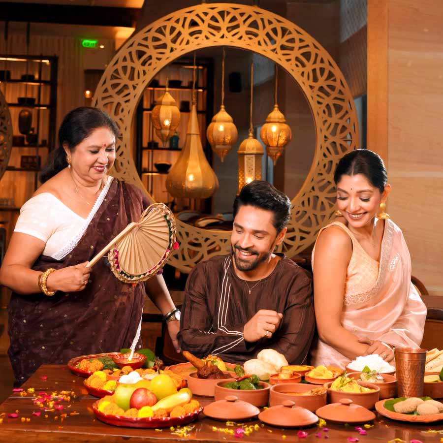 Exclusive photoshoot of Gourab Chatterjee and Devlina Kumar’s Jamai Sashsthi