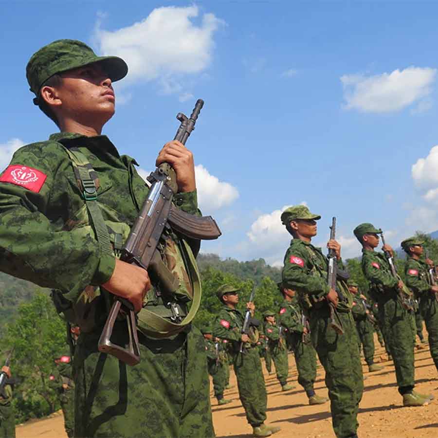 Chinese investment hub of Kyaukphyu port in Rakhine State of Myanmar surrounded by Arakan Army dgtl