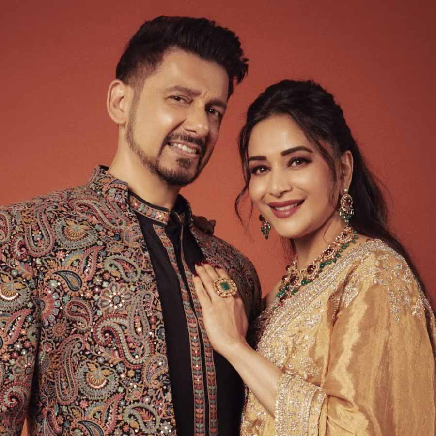 Madhuri Dixit Nene and Shriram Madhav Nene