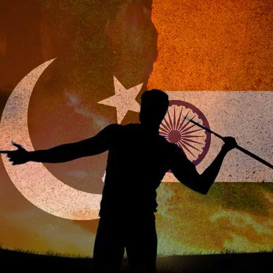Javelin battle between India and Pakistan