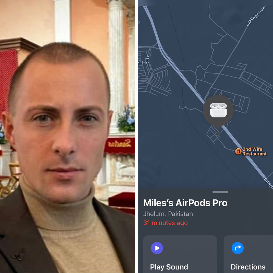 Vlogger from Britain tracks stolen airpods in Pakistan and vows to bring it back dgtl
