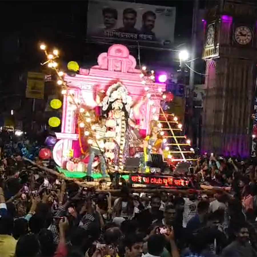 Huge crowd at Jagaddhatri Puja Pandals and then Immersion ceremony at Krishnanagar dgtld